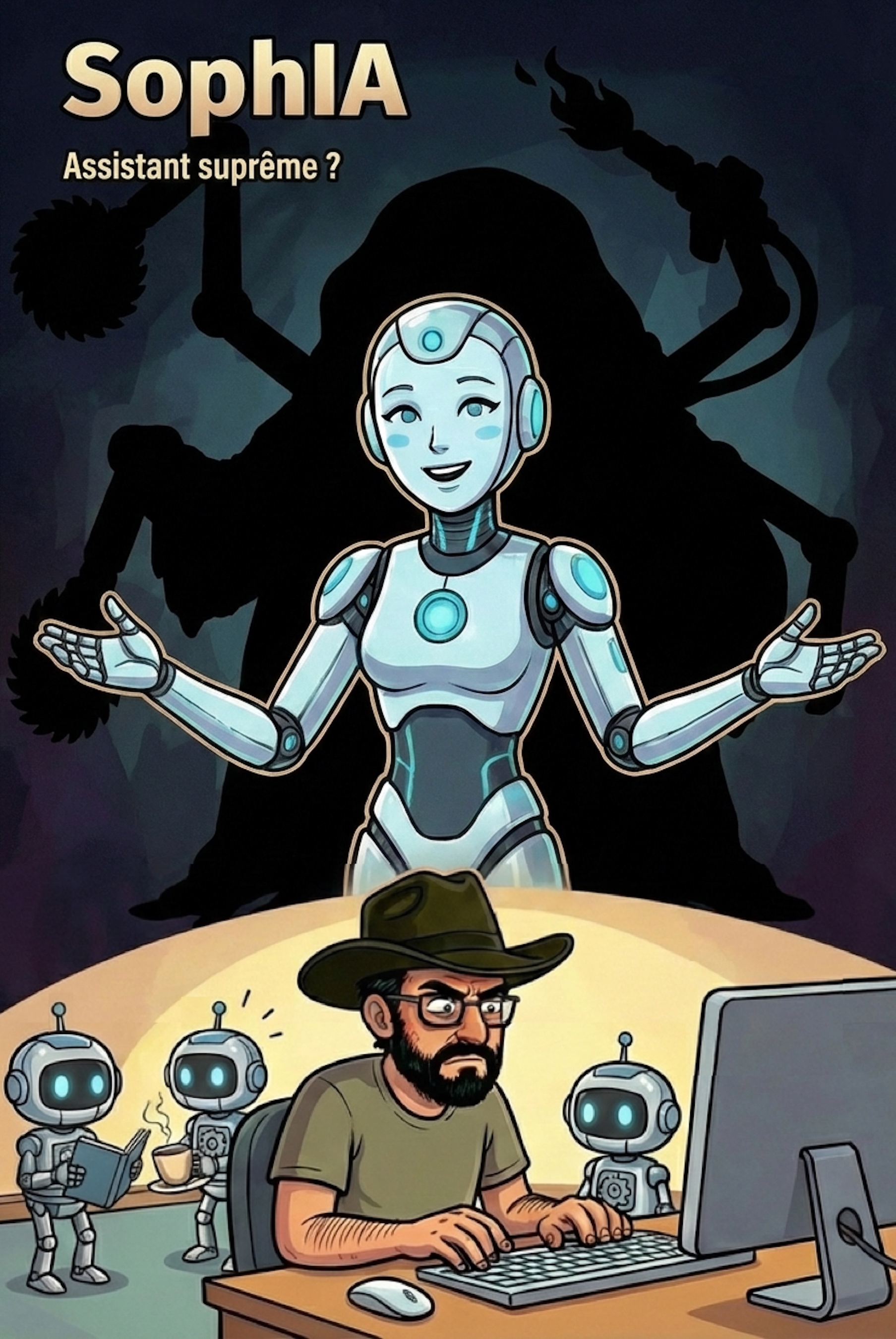 Couverture du livre SophIA : Assistant suprême ?